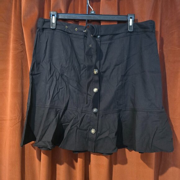 Nine West Belted Peplum Skirt - Picture 1 of 5